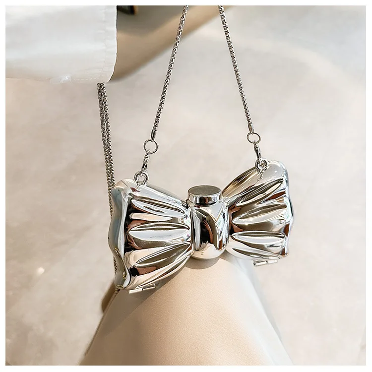 Mini Purse Chain - Tas Clutch Wanita Mewah Berbentuk Bulat