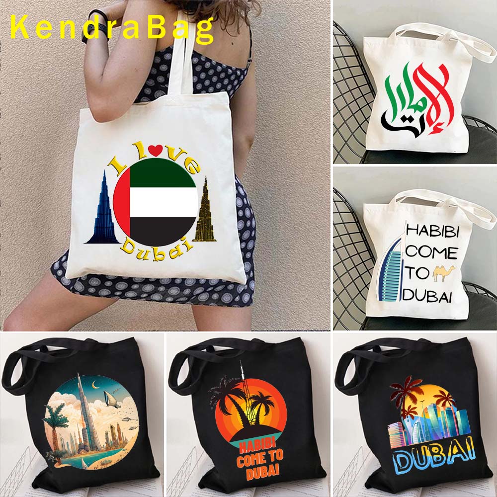 Women Bags Uae - Tas Tangan/Tote Bag Motif Lambang Uni