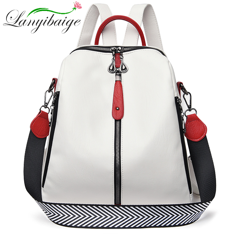 Women Bags With Laptop Compartment - Ransel Fashion ransel kulit lembut wanita
