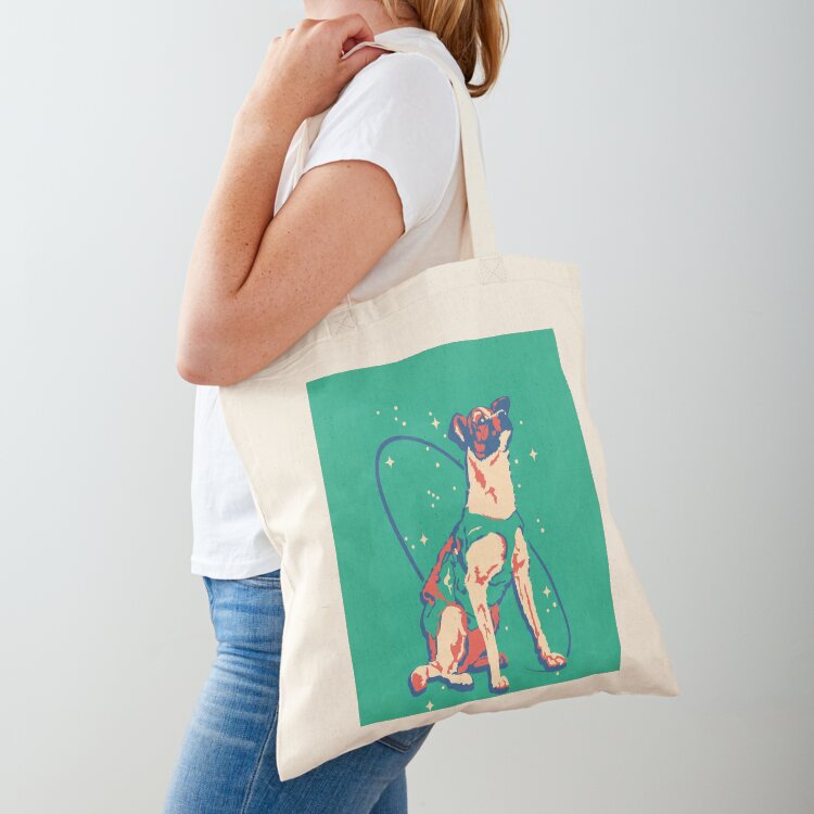 Women Bags Vector - Ilustrasi Anjing Luar Angkasa Laika, Vektor,