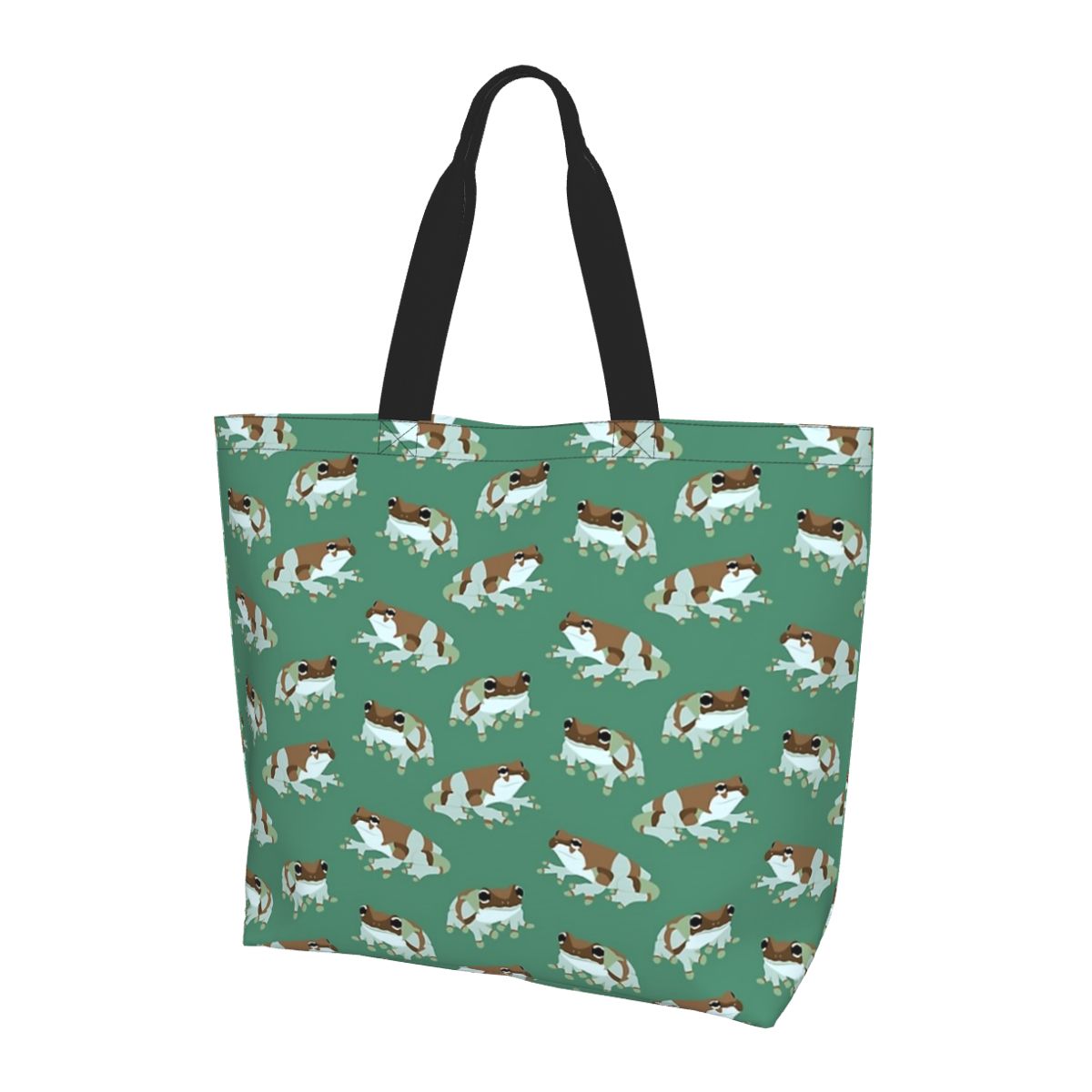 Women Bags Amazon - Tas Tote Belanja Pola Katak Susu