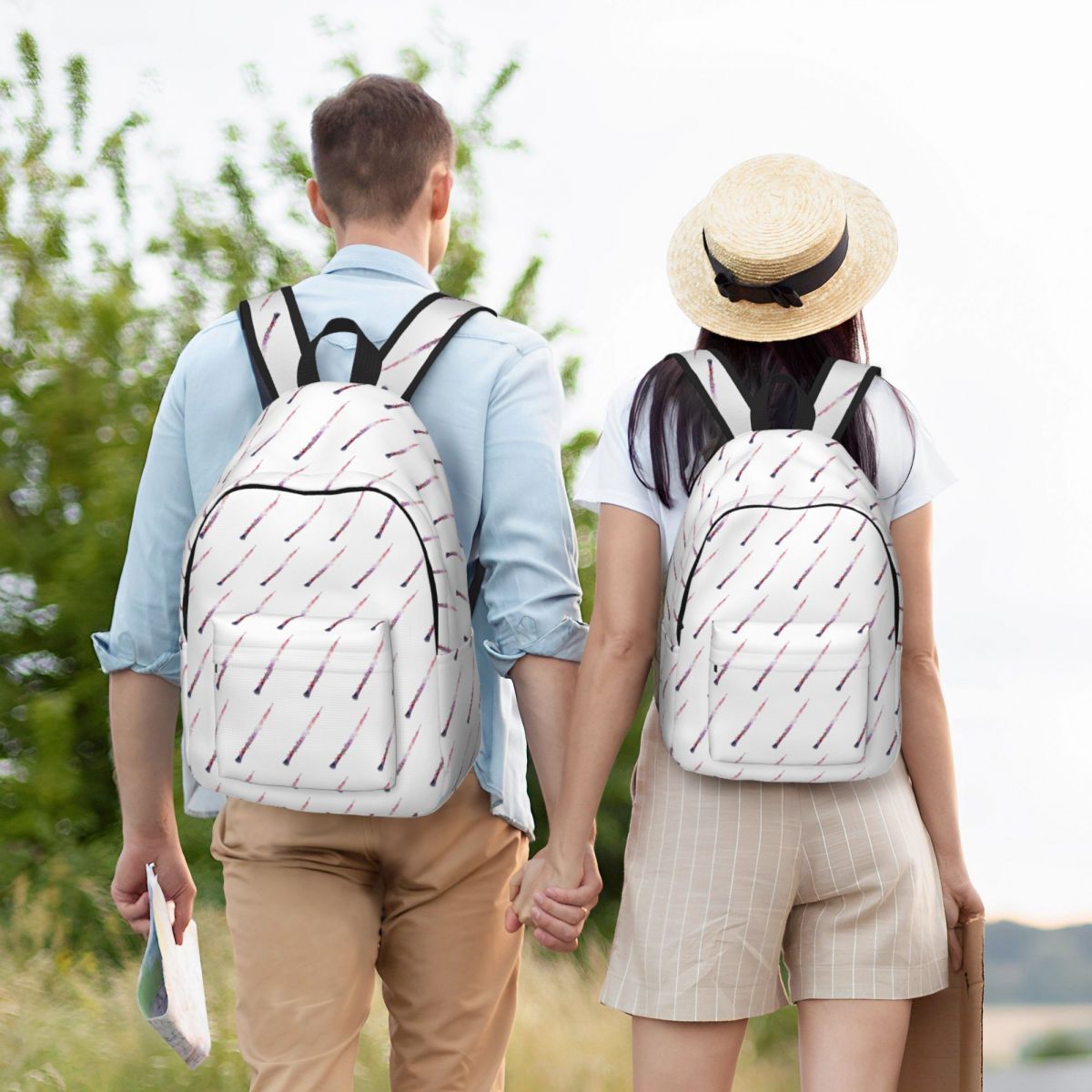 Women Bags Vector - Galaxy Oboe Vector Backpack Tas Buku