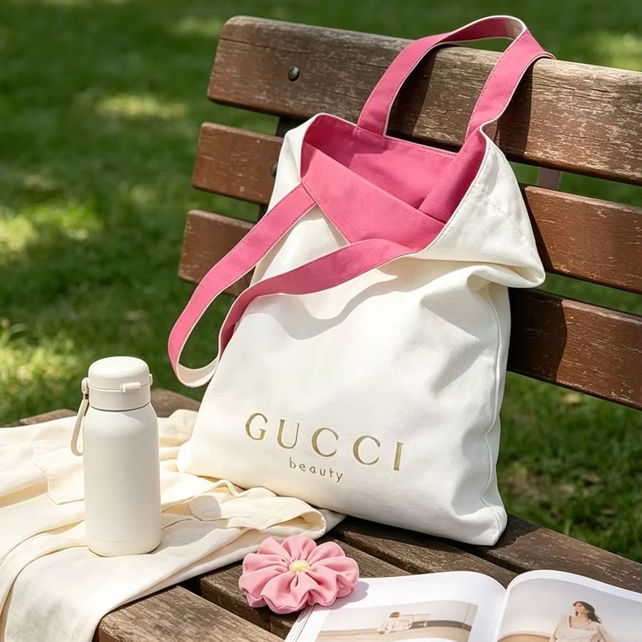 Women Bags Deals - Tas GUCCI Wanita, Tas Tote Kanvas,
