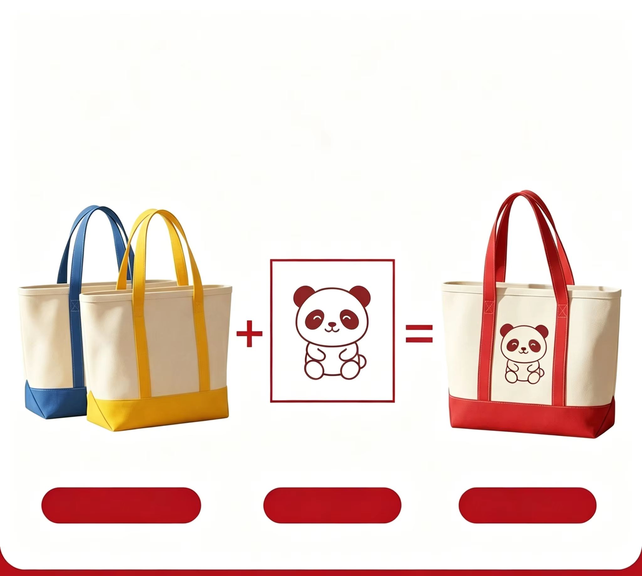 Tas Tote Logo Kustom Tas Kanva - Women Bags Company ulasan dan harga
