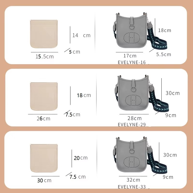 Organizer Tas Insert Untuk Tas - Women Bags Hermes ulasan dan harga