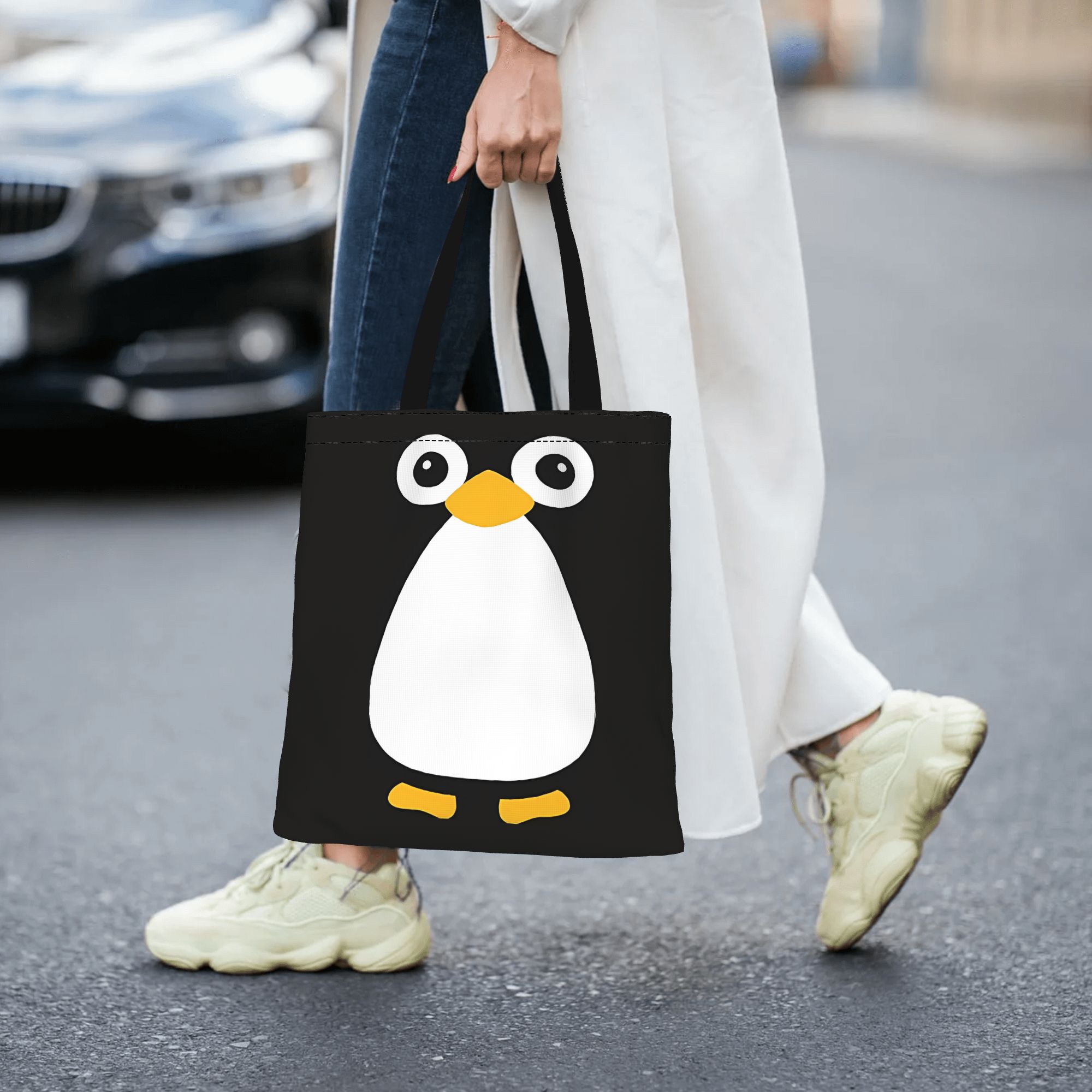 Tas Tote Wanita Kanvas Motif W - Women Bags Vector ulasan dan harga
