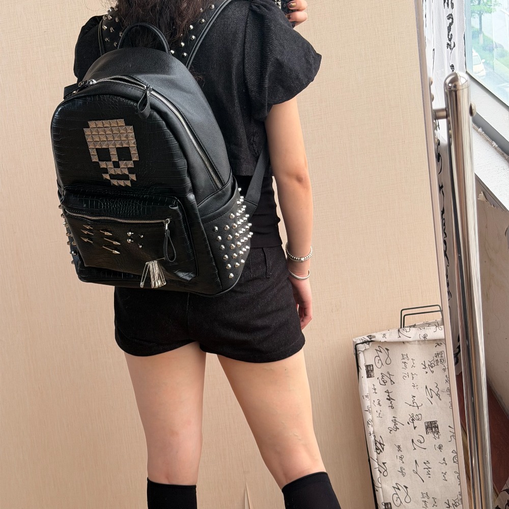 Tas Ransel Motif Kulit Buaya H - Women Bags With Laptop Compartment ulasan dan harga