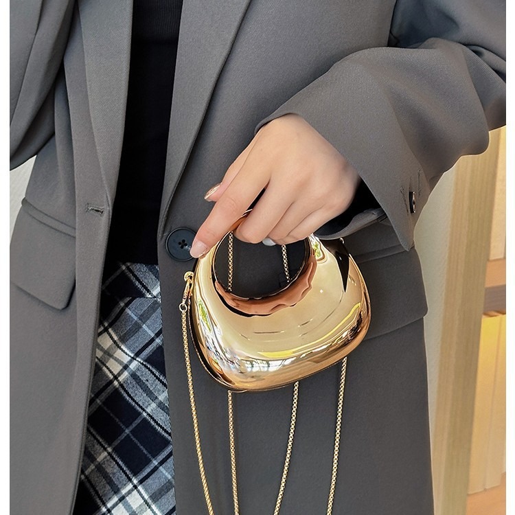 Tas Malam Mini Emas, Dompet da - Mini Purse Chain ulasan dan harga