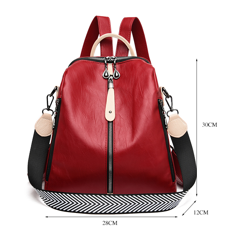 Ransel Fashion ransel kulit le - Women Bags With Laptop Compartment ulasan dan harga