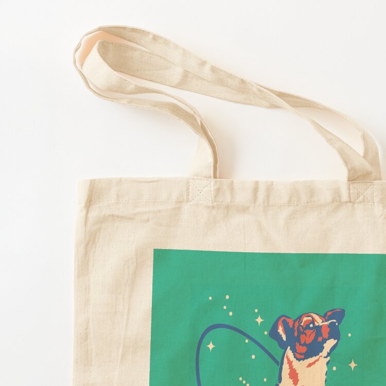 Ilustrasi Anjing Luar Angkasa  - Women Bags Vector ulasan dan harga