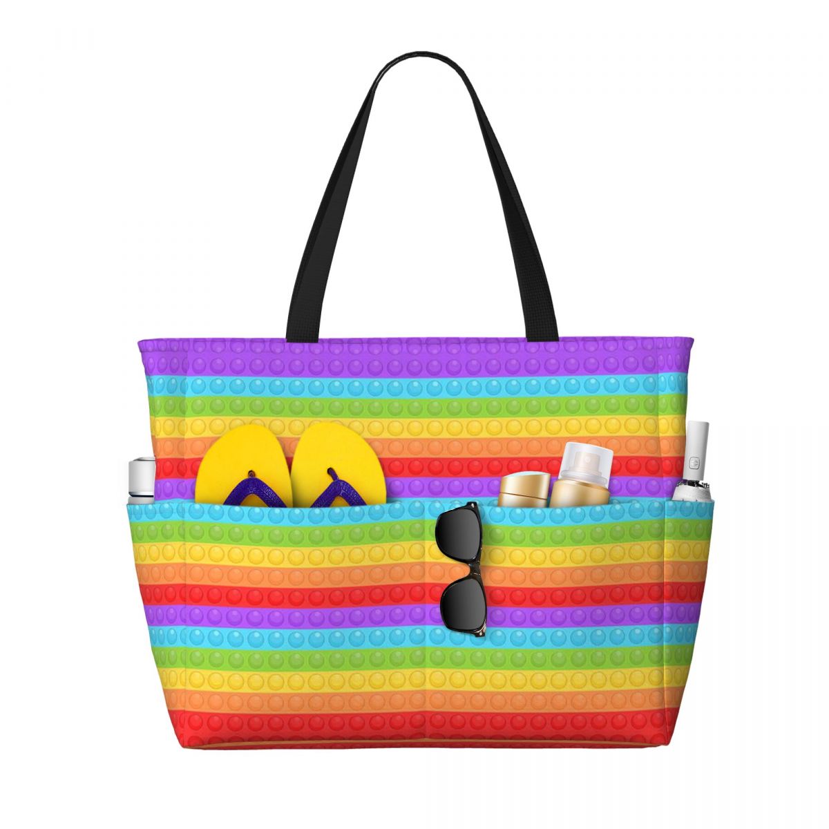 Tas Tote Pantai Pola Seamless  - Women Bags Vector ulasan dan harga