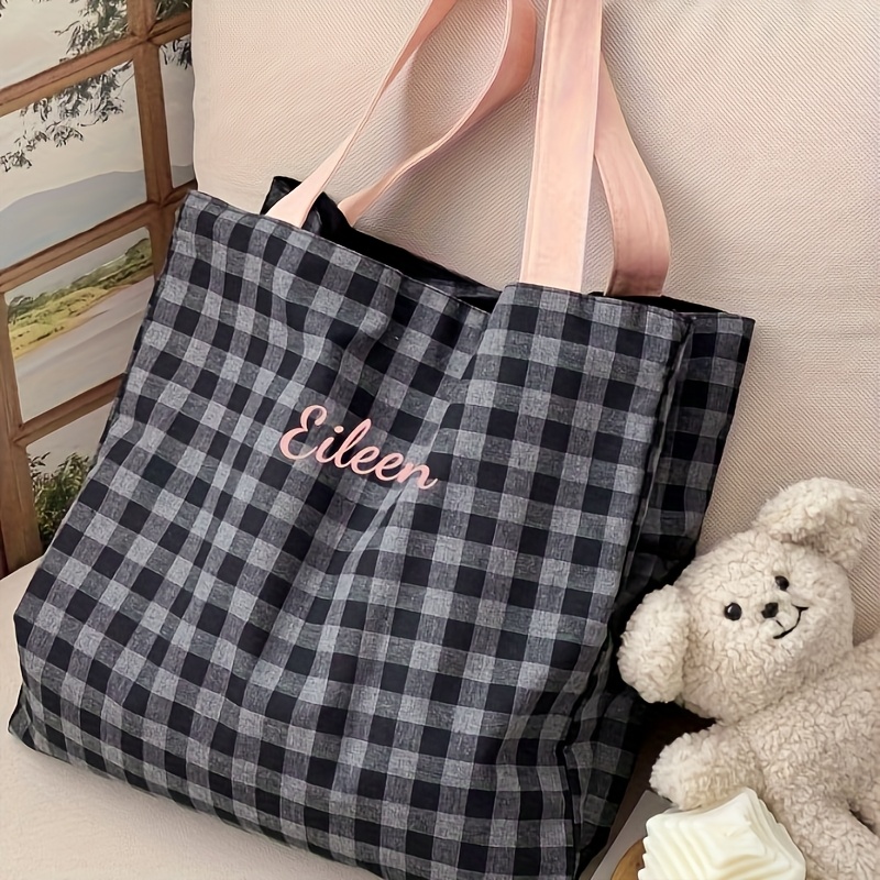 Tas Tote Bordir Nama Kustom Ta - Women Bags Name ulasan dan harga