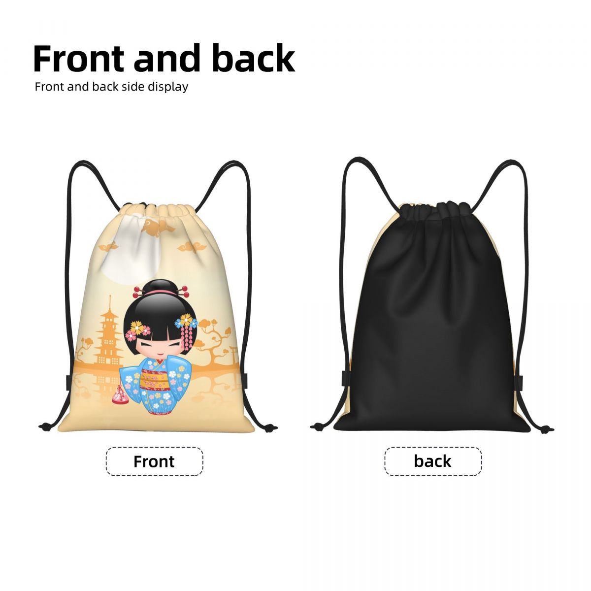 Tas Ransel Serut Boneka Kokesh - Women Bags Vector ulasan dan harga