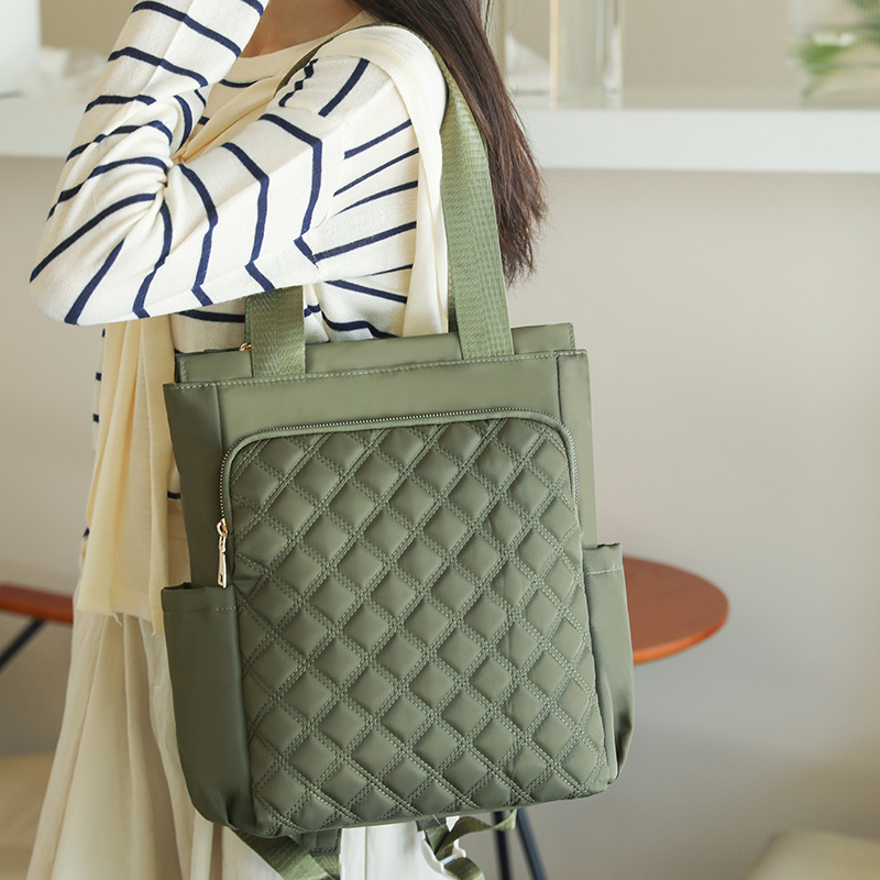 Ransel Kotak-kotak Modis Tas L - Women Bags With Laptop Compartment ulasan dan harga