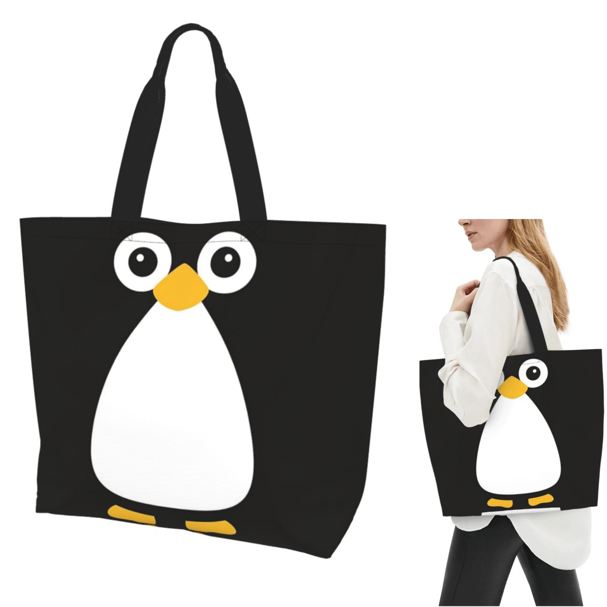 Tas Tote Belanja Penguin Vekto - Women Bags Vector ulasan dan harga