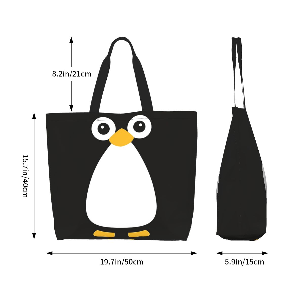 Tas Tote Belanja Penguin Vekto - Women Bags Vector ulasan dan harga