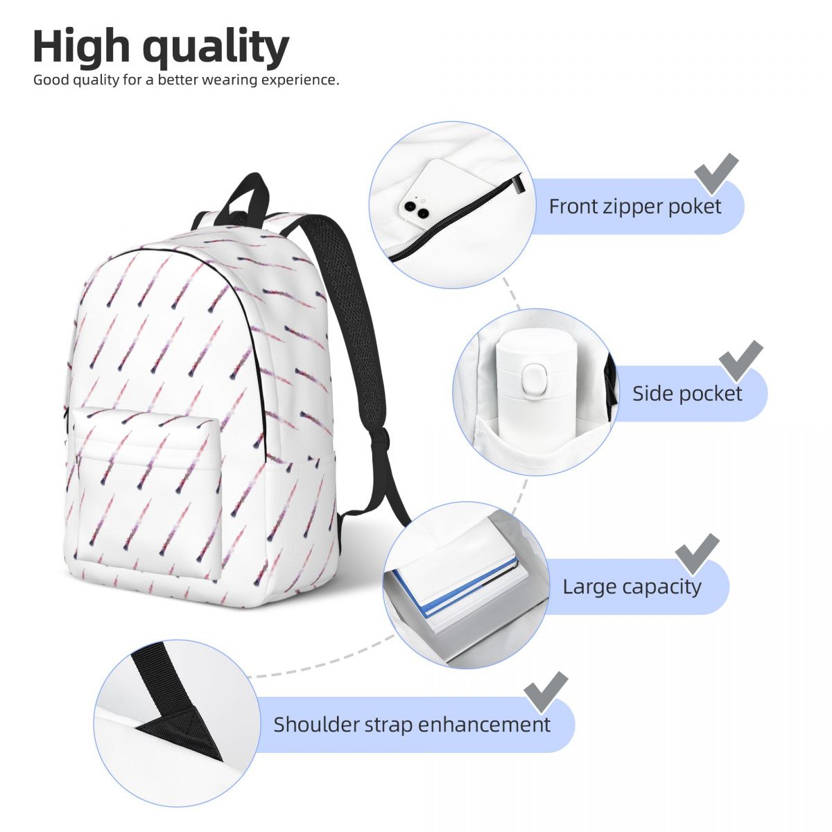Galaxy Oboe Vector Backpack Ta - Women Bags Vector ulasan dan harga