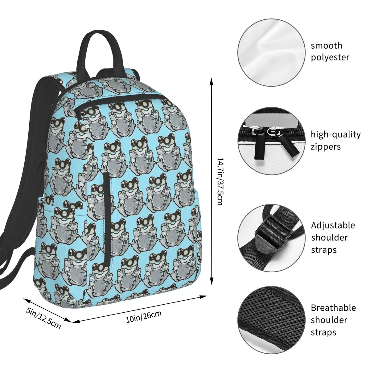 Amazon Milk Frog Blep Backpack - Women Bags Amazon ulasan dan harga