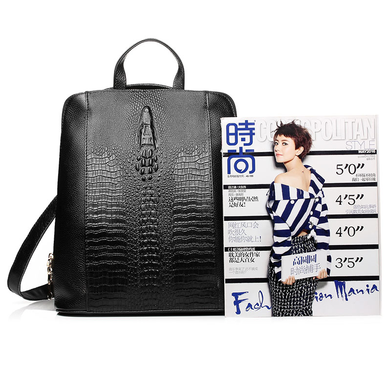 Tas Ransel Kulit Buaya Wanita  - Women Bags With Laptop Compartment ulasan dan harga